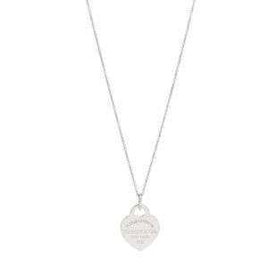 Tiffany Heart Tag Pendant Necklace
